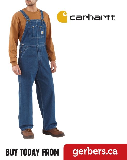 carhartt blue jean overalls