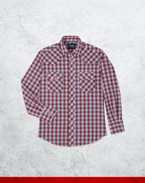 Wrangler Long Sleeve Sleeve Plaid Shirt - Image 2