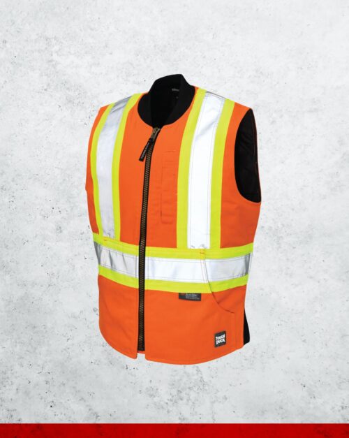 Tough Duck Insulated Cotton Duck Safety Vest - Image 2